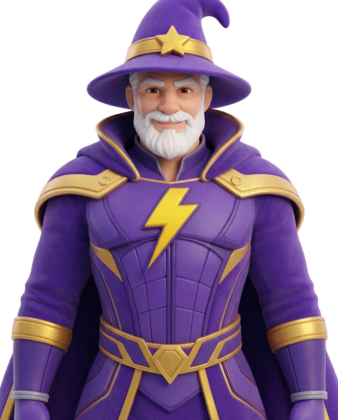 The WeatherWiz wizard, mascot of WeatherWiz Gutters.